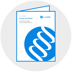 White Paper Doing Math - ROI of LeanDNA White Paper Doing Math - ROI of LeanDNA